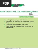 Chapter 5 Profit or Loss Pre and Post Incorporation