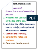 Document Analysis Steps