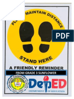 Foot Maintain Distance