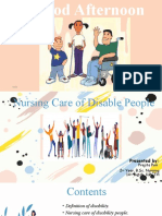 Nursing Care of Disable People