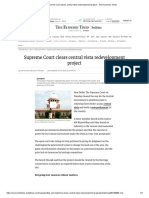 Supreme Court Clears Central Vista Redevelopment Project - The Economic Times