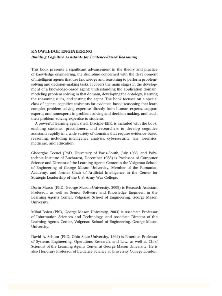 Knowledge Engineering Pdf Pdf Expert Reason