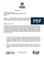 Concejo Pide Declarar La Alerta Roja Hospitalaria en Bogotá