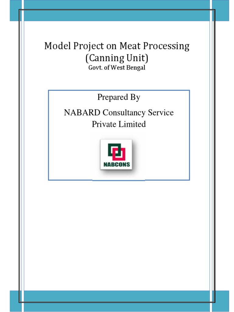 Meat Processing Project Profile: Canning Unit | PDF | Internal Rate Of ...