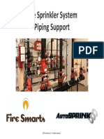 Fire Sprinkler System Piping Support: © Fire Smarts LLC. All Rights Reserved