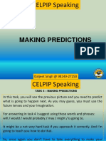 Celpip Task 4 MAKING PREDICTIONS