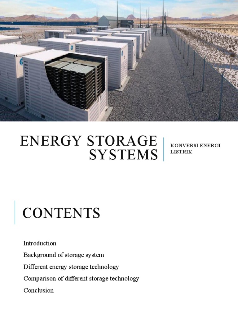 Overview of Energy Storage Systems | PDF | Energy Storage | Fuel Cell