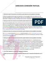 Ejercicios Cohesic3b3n Textual1 PDF