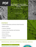 NetScreen-to-SRX Series Migration Service Sales Presentation