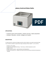 JB Academy Unstirred Water Baths for Lab Applications