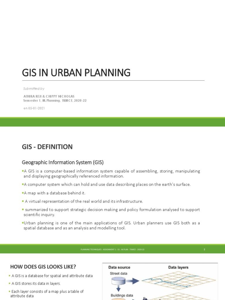 GIS for Urban Planning Students | PDF | Geographic Information System ...