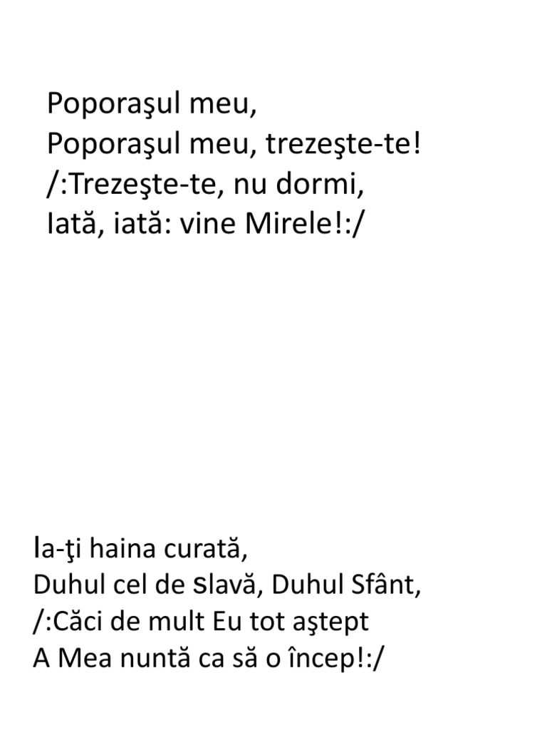 Poporasul Meu | PDF