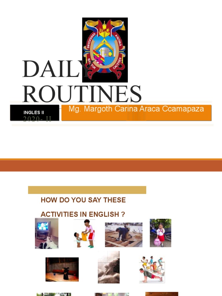 Daily Routines and Simple Present | PDF | Eating Behaviors | Meal