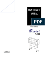 MUTOH ValueJet VJ 1624 MAINTENANCE Service and Parts Manual (SM, PM) 201202 03