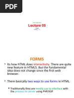 Lec # 05 HTML - V