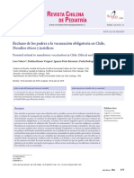 Rechazo de Los Padres A La Vacunación Obligatoria en Chile