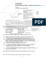 Ionization Energy Worksheet)