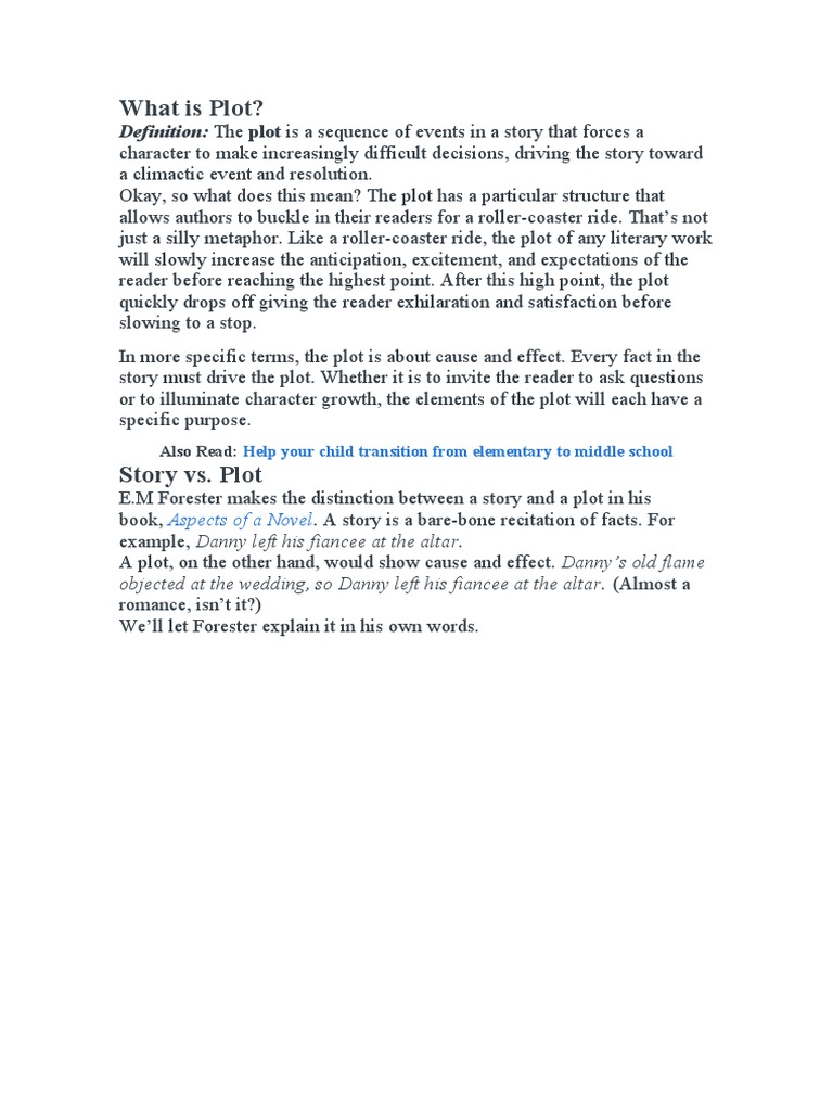 Understanding Plot Structure in Stories | PDF