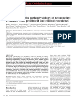 R Nitric Oxide in The Pathophysiology of Retinopathy: Evidences From Preclinical and Clinical Researches