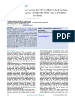 Evaluating Homocysteine, HbA1c, and Fasting Glucose in Diabetes