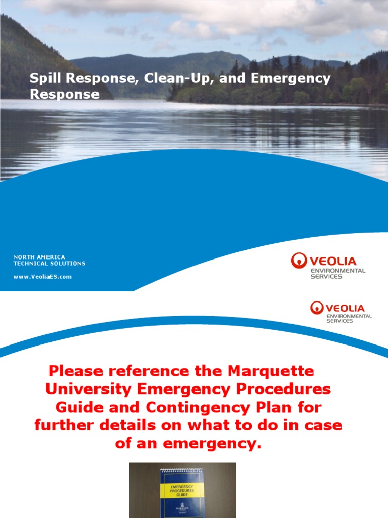 Spill Response Training PDF Mercury (Element) Emergency