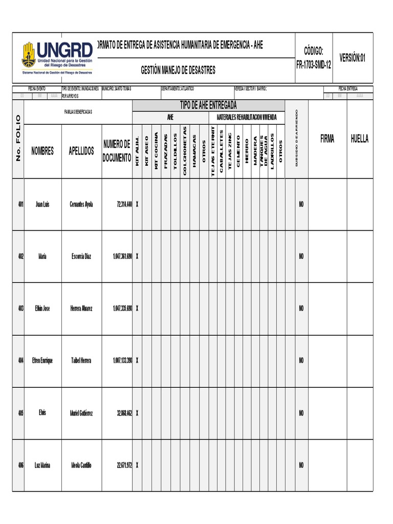 Formato Rud12157 Santo Tomas - 3fusionado PDF | PDF