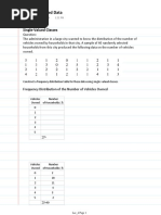 Graphing Grouped Data: Single-Valued Classes