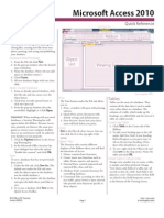 Download Microsoft Access 2010 Quick Reference Card by paul_swift SN48986697 doc pdf