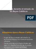 Urbanismo Durante El Reinado de Los Reyes Católicos PDF
