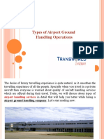 Types of Airport Ground Handling Operations
