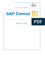 SAP Concur FAQ Guide