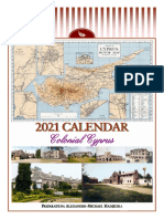 2021 Calendar - Colonial Cyprus (English)