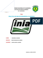 Primera Practica de Desarrollo Agrario en El Inia