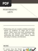 Performing Arts