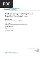 California Drought Hydro Logical and Regulatory Water Supply Issues