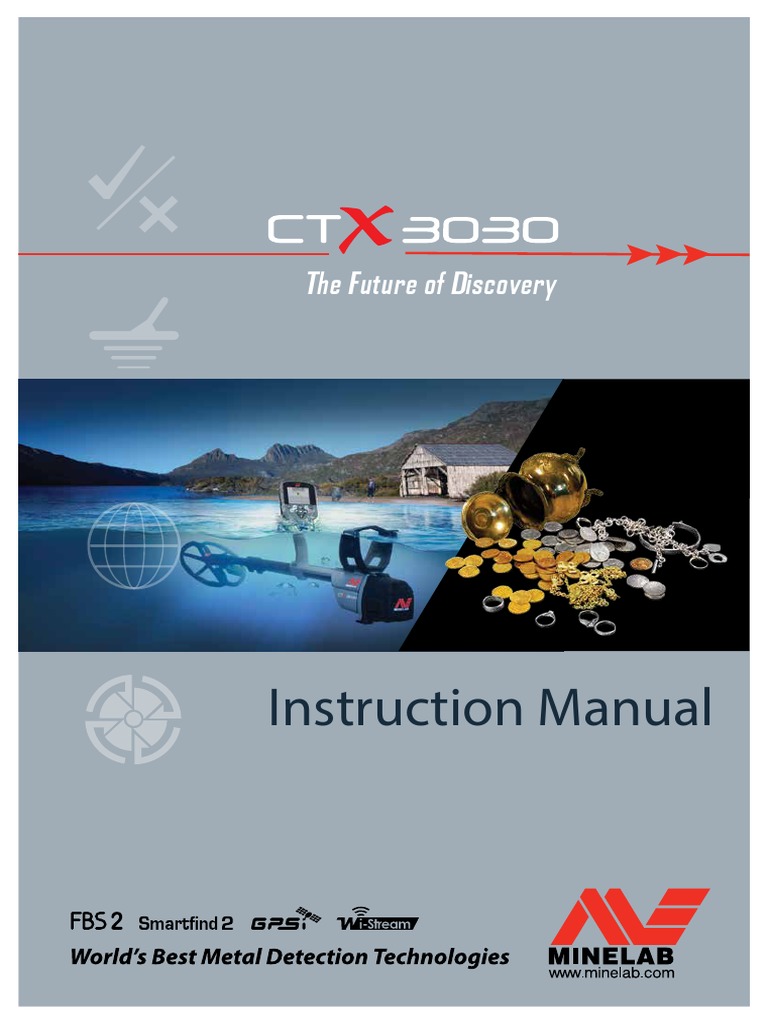 Minelab CTX 3030 User Guide | PDF | Menu (Computing) | Electromagnetic ...