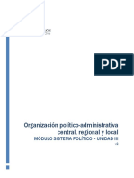 Documento - Organización Político-Administrativa Central, Regional y Local - v2