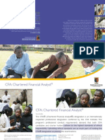 CFA: Chartered Financial Analyst