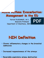 Acute Asthma Exacerbation: Management in The ED