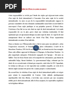 La responsabilité de l'Etat TD RI