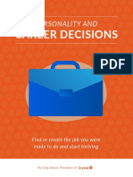 Career Decisions: Personality and