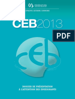 Evaluation Certificative - CEB - 2013 - Dossier de Pra©sentation (Ressource 10553) PDF