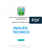 Unidad 3 INGLÉS TÉCNICO - Profesorado en Informática A Distancia
