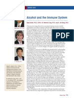 Alcohol and The Immune System: Dipak Sarkar, PH.D., D.Phil. M. Katherine Jung, Ph.D. and H. Joe Wang, PH.D