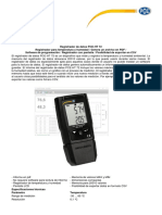 Hoja Datos Termohigrometro Pce HT 72