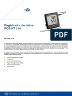 Hoja Datos Registrador Datos Pce HT 114