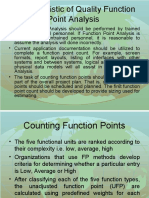 Characteristic of Quality Function Point Analysis