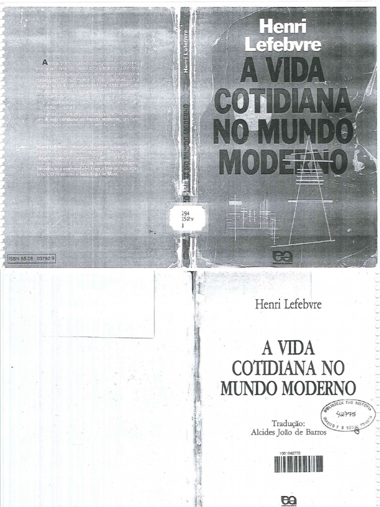 Henri Lefebvre A Vida Cotidiana No Mundo Moderno PDF