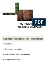 Presentation Introduccion A La Nutricion Vegetal 1 PDF