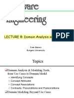 LECTURE 8: Domain Analysis and Modeling: Ivan Marsic Rutgers University